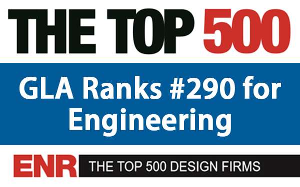 GLA Ranks #290 for Engineering on ENR’s Top 500 Environmental Firms