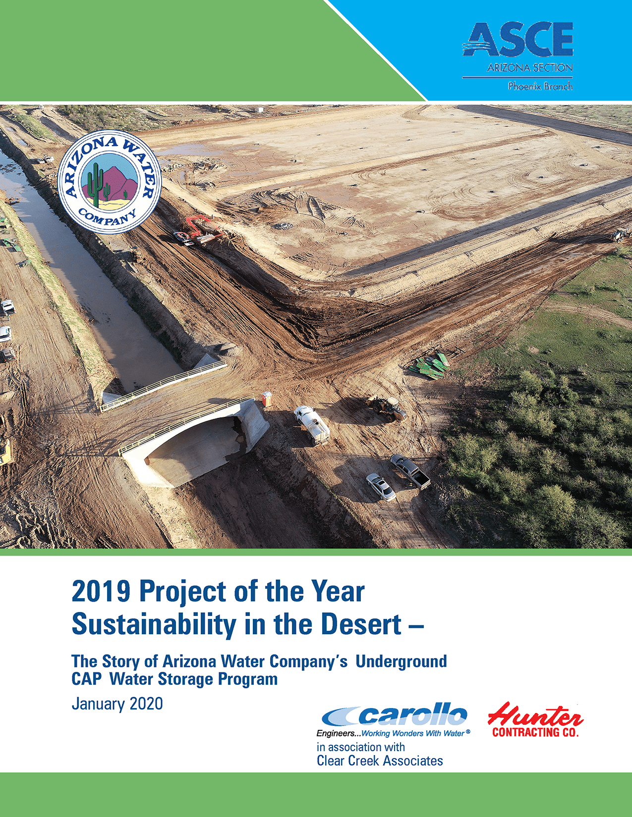Pinal Valley Recharge Project Receives ASCE Project of Year Award