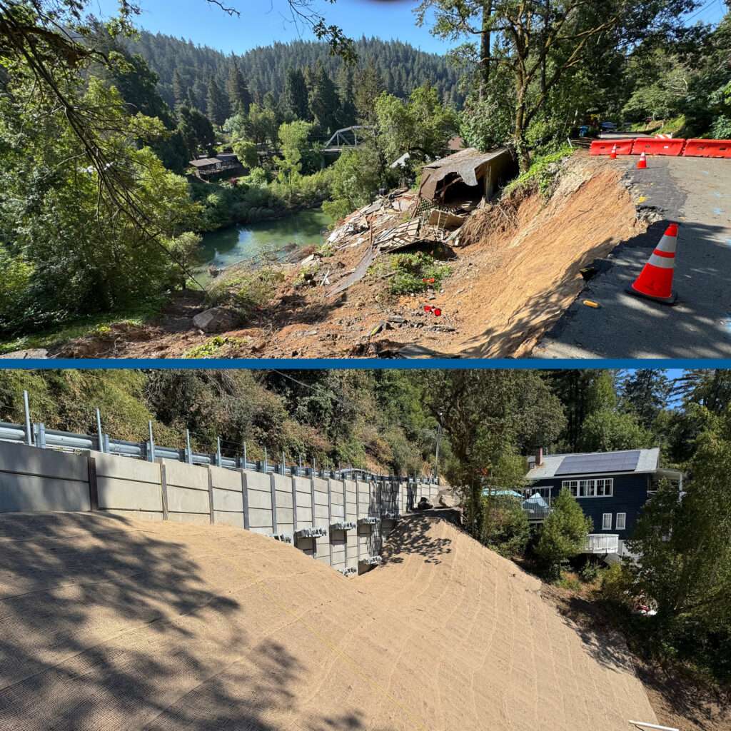 Ribbon Cutting Celebrating Reopening Westside Road in Record Time!