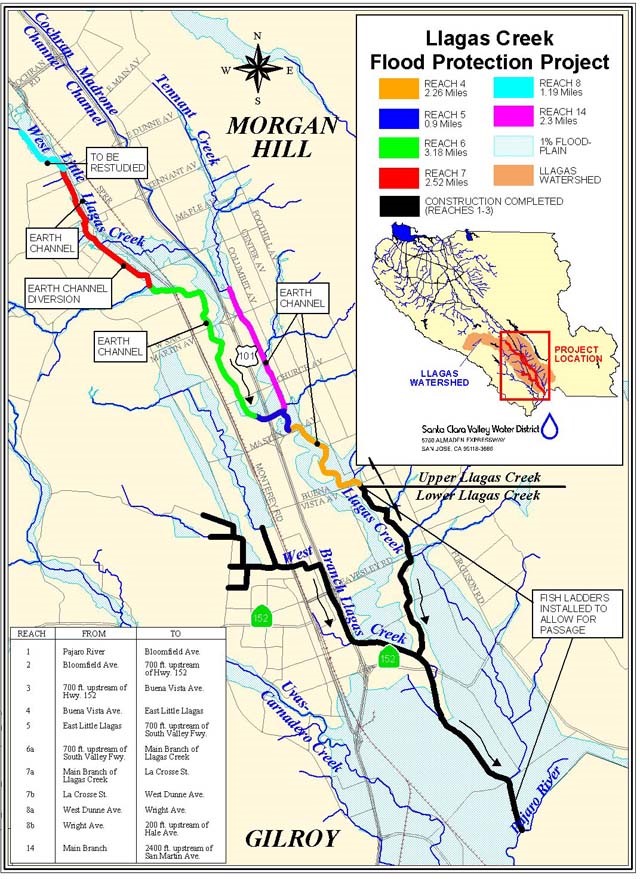 Upper Llagas Creek Flood Protection Project
